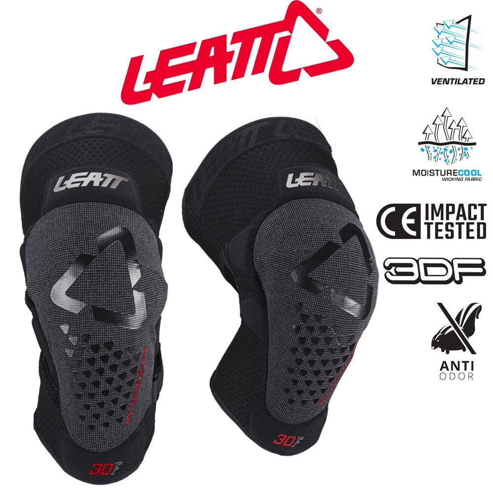 Leatt Knee Guard 3DF 5.0 EVO Junior - Black