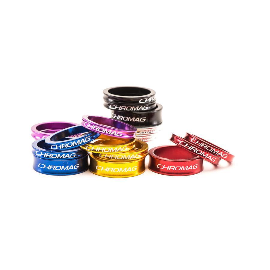 Chromag headset spacers black